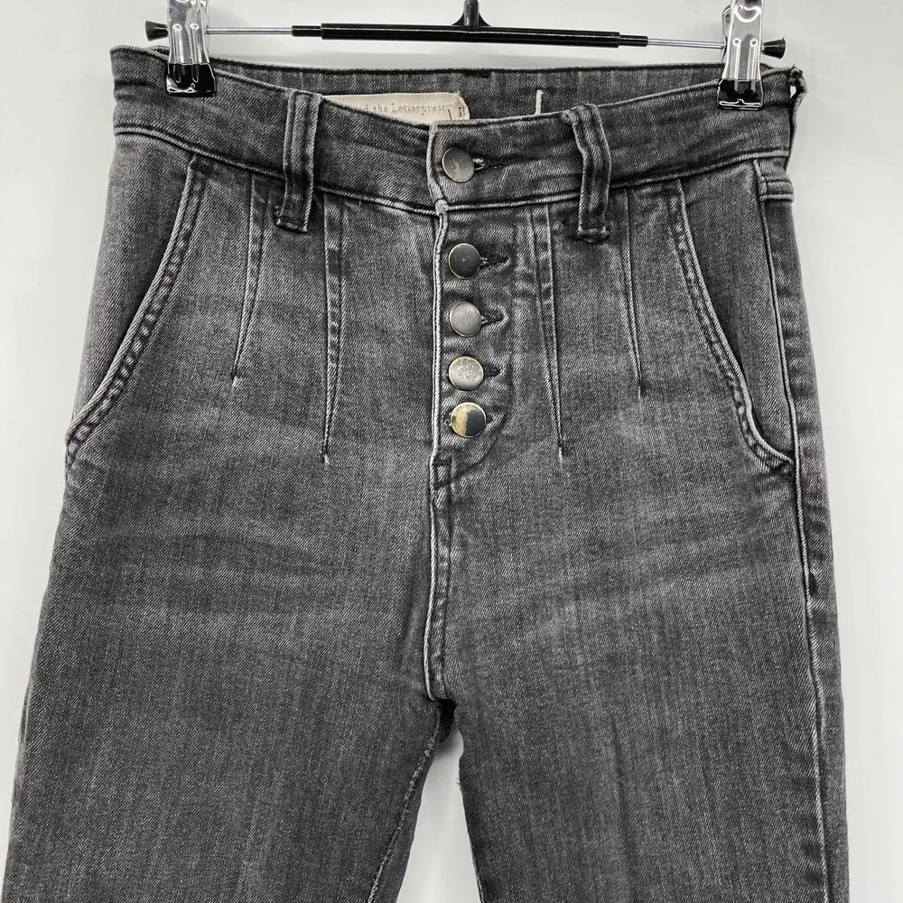 Pilcro And‎ The Letterpress Womens Size 25 Black Highrise Skinny Jeans